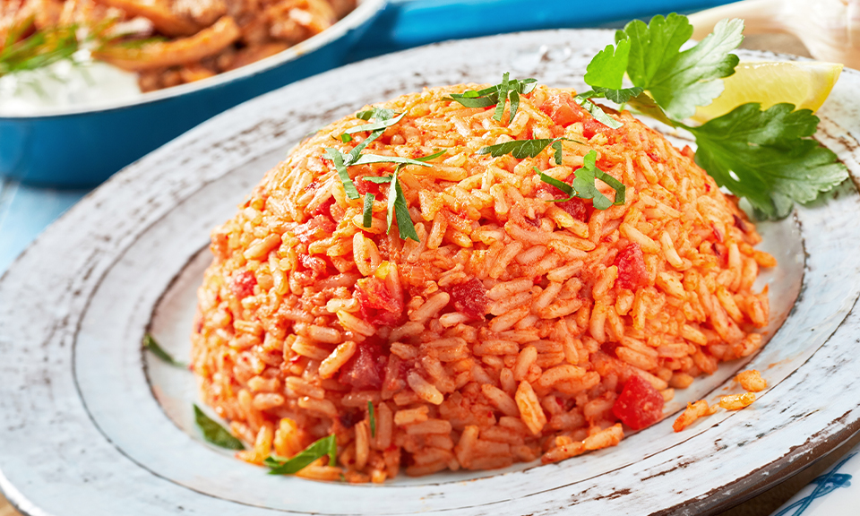 Saucy tomato rice